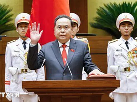 Chủ tịch Quốc hội Trần Thanh Mẫn tuyên thệ nhậm chức