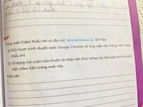 Xuất hiện link "web đen" trong sách Tin học lớp 3: Nhà phát hành ra khuyến cáo khẩn cấp