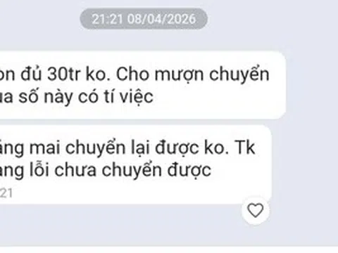 Zalo một giám đốc sở ở Cà Mau bị hack, nhắn tin mượn tiền nhiều người