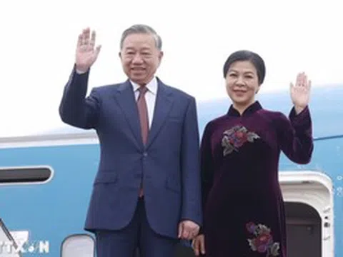 Tổng Bí thư, Chủ tịch nước Tô Lâm và Phu nhân bắt đầu thăm cấp Nhà nước đến Trung Quốc