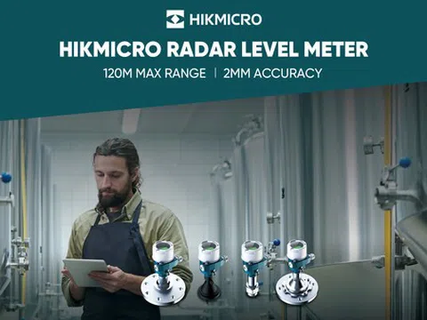 HIKMICRO đẩy mạnh mảng thiết bị đo lường với thiết bị đo mức radar dòng LRG10