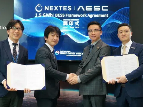 AESC và NEXTES ký kết thỏa thuận cung ứng chiến lược 1,5 GWh, đánh dấu đơn hàng cell pin lưu trữ năng lượng lớn nhất Nhật Bản năm 2026