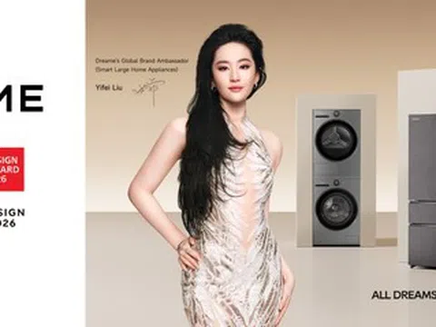 Lưu Diệc Phi được công bố là Đại sứ thương hiệu toàn cầu (Thiết bị gia dụng thông minh cỡ lớn), ghi nhận doanh số ấn tượng tại Đông Nam Á