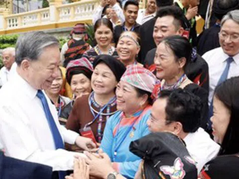 Tổng Bí thư, Chủ tịch nước Tô Lâm tiếp già làng, trưởng bản, nghệ nhân, người có uy tín tiêu biểu