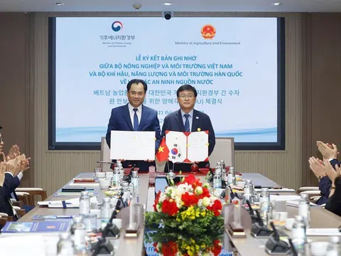 Bộ trưởng Bộ Nông nghiệp và Môi trường: Việt - Hàn hướng tới hình mẫu hợp tác xanh