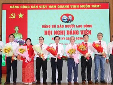 Ông Tô Đình Tuân làm Bí thư Đảng ủy Báo Người Lao Động nhiệm kỳ 2025 - 2030