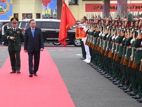 Tổng Bí thư, Chủ tịch nước Tô Lâm thăm và làm việc với Quân khu 5