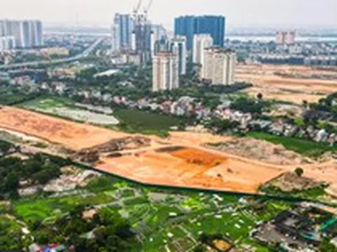 Cận cảnh công trường Depot Xuân Đỉnh tuyến Metro số 2 đang tăng tốc thi công