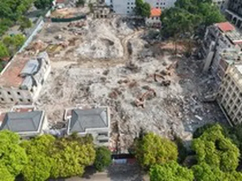 Quảng trường hơn 2ha sát Hồ Gươm dần lộ diện sau 5 tháng giải phóng mặt bằng