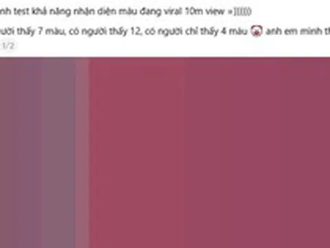 “Bức ảnh đếm màu đang viral với 10 triệu view”: Đáp án cuối cùng là gì?