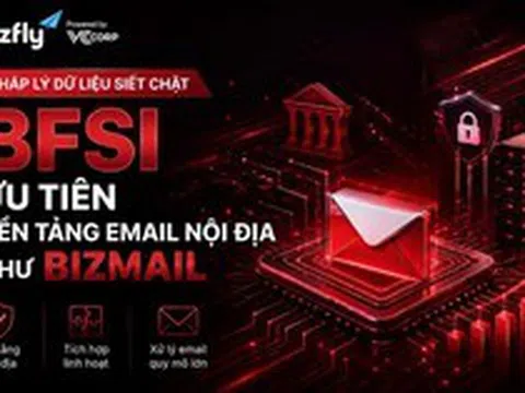 Pháp lý dữ liệu siết chặt, BFSI ưu tiên nền tảng email nội địa như BizMail