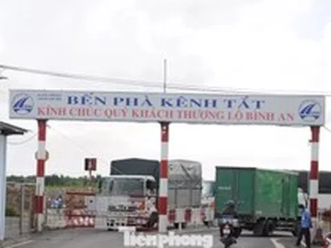 Vĩnh Long xin trung ương vốn để duy trì hoạt động cụm phà Vàm Cống