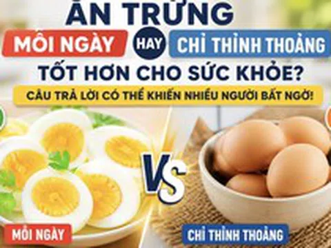 Ăn trứng mỗi ngày hay chỉ ăn thỉnh thoảng tốt hơn? Câu trả lời có thể khiến nhiều người bất ngờ