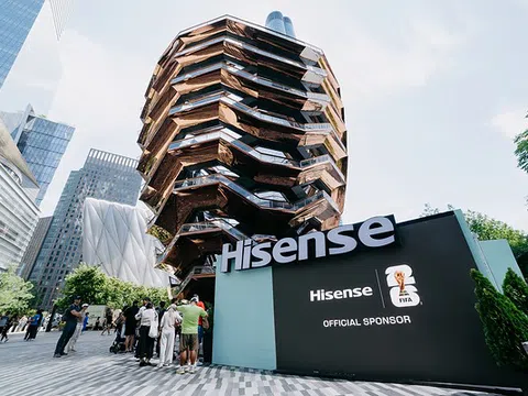 Sự kiện pop-up theo chủ đề RGB của Hisense thắp sáng điểm đến biểu tượng mới của FIFA World Cup 2026™