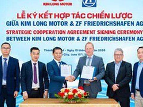 Kim Long Motor hợp tác ZF Group, đẩy mạnh xuất khẩu ô tô thương hiệu Việt