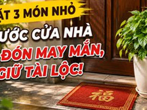 Người xưa dặn: Trước cửa nhà nên có 3 thứ này để đón may mắn, giữ tài lộc và tăng sinh khí cho cả gia đình