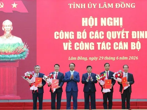 Lâm Đồng điều động và bổ nhiệm nhiều cán bộ chủ chốt