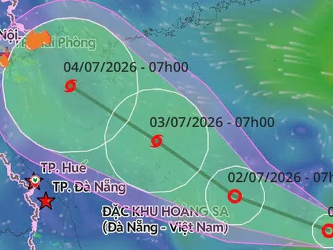 Áp thấp nhiệt đới khả năng mạnh lên thành bão số 1, dự báo ảnh hưởng trực tiếp Bắc Bộ