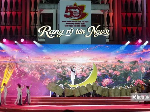 Chương trình nghệ thuật “Rạng rỡ tên Người”: Hành trình 50 năm của thành phố mang tên Bác
