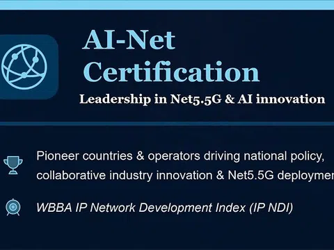 Dẫn dắt Mạng 2030: WBBA chính thức ra mắt AI-Net, chứng nhận truyền thông dữ liệu có uy tín trên phạm vi toàn cầu