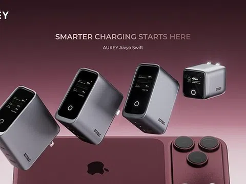Khi iPhone 18 ra mắt, AUKEY giới thiệu dòng sản phẩm sạc tường thông minh Aivyo Swift