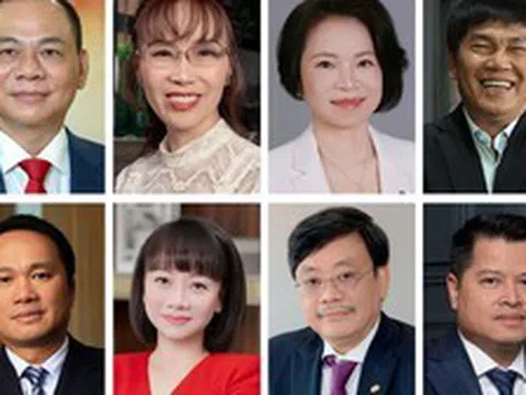 Tài sản vợ chồng tỷ phú Phạm Nhật Vượng chiếm gần 3/4 Top 20 người giàu nhất sàn chứng khoán Việt Nam