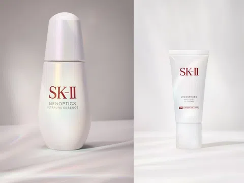 TOẢ SÁNG RẠNG RỠ TỪ SÂU BÊN TRONG VỚI BỘ SẢN PHẨM DƯỠNG SÁNG DA CỦA SK-II